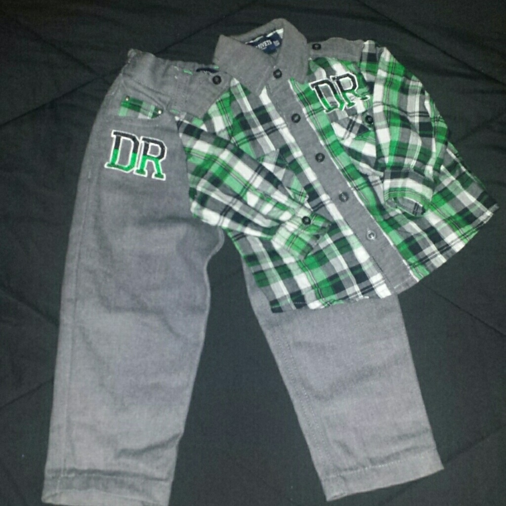 Nice! Boys 2 piece outfit.